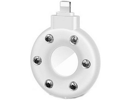 Detector de cámara Mini buscador de cámara antiespía portátil Lente de escáner IR Oculta para Viajes Hotel Baño Ios Blanco YIZHOOD