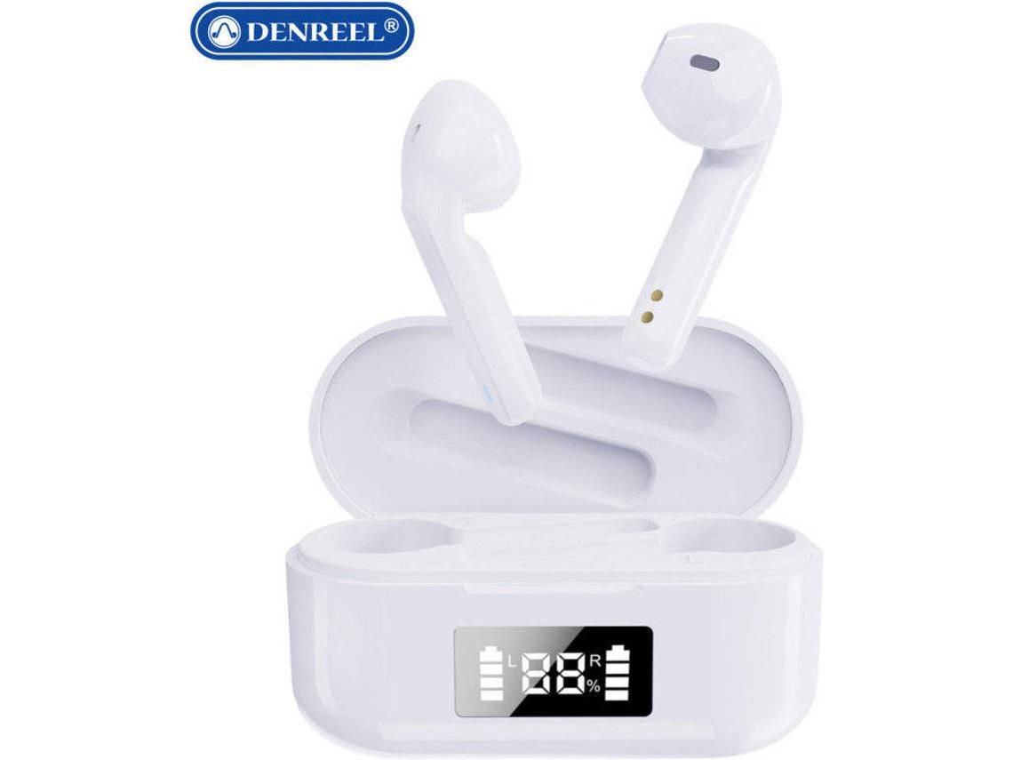 Auriculares Bluetooth Auriculares internos inalámbricos 5.1 Estéreo de alta fidelidad 40H Duración de la batería Caja con pantalla digital A YIZHOOD