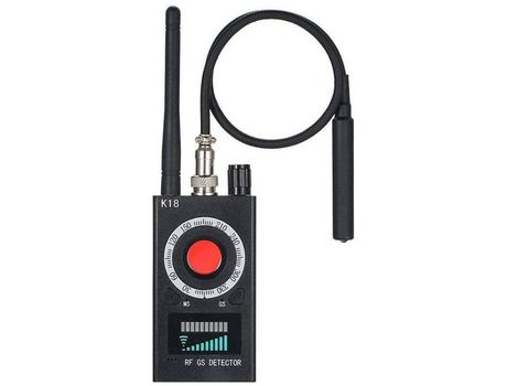 Detector de señal RF Anti espía Detector de señal RF inalámbrico Bug GPS Cámara Detector de radar Escáner de radio Buscador de CDMA negro YIZHOOD...