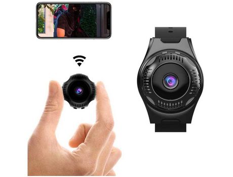 Mini cámara WiFi FHD 1080P con detección de movimiento y visión nocturna por infrarrojos, grabación durante la carga, cámara IP inalámbrica para in...