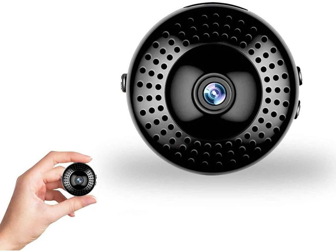 Cámara espía, cámara oculta WiFi Spy Cam, pequeñas cámaras de vigilancia de seguridad inalámbrica para el hogar con visión nocturna, detección de movi YIZHOOD