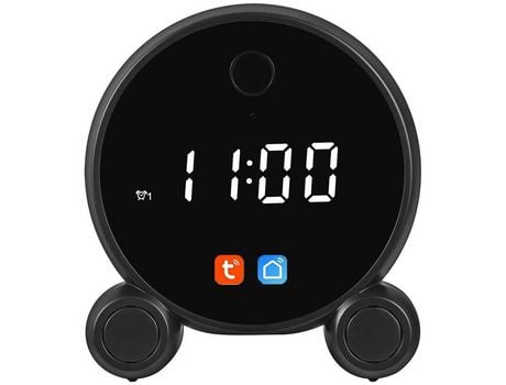 Mini Despertador Cámara Tuya Smart Life Batería Wifi Digital Inalámbrico Hd 1080P Detección de Movimiento Grabadora de Video Intercomunicador Video...