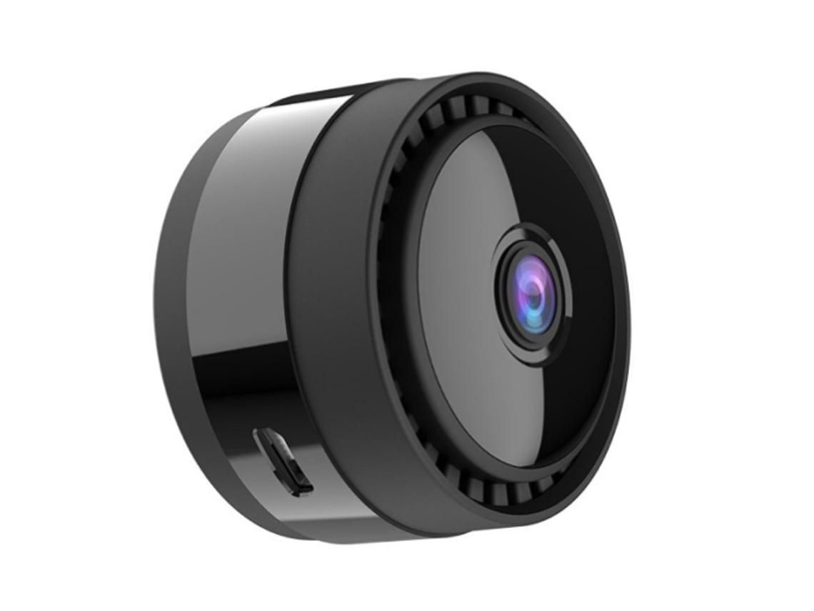 Mini cámara Wifi cámara HD 1080P pequeña cámara de vigilancia de seguridad inalámbrica portátil para el hogar visión nocturna interior/exterior negro YIZHOOD