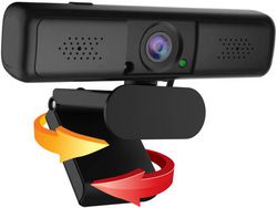 YIZHOOD Cámara web con micrófono para cámara web de escritorio 2K cámara web para computadora cámara web USB compatible con PC/escritorio/portátil/Mac Webcam Plug YIZHOOD