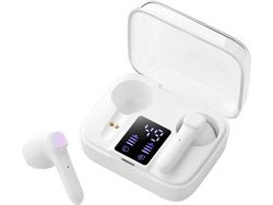 Auricular Bluetooth 5.0, Reproducción estéreo HD Auriculares inalámbricos Auriculares inalámbricos con micrófono, Auriculares Bluetooth con YIZHOOD