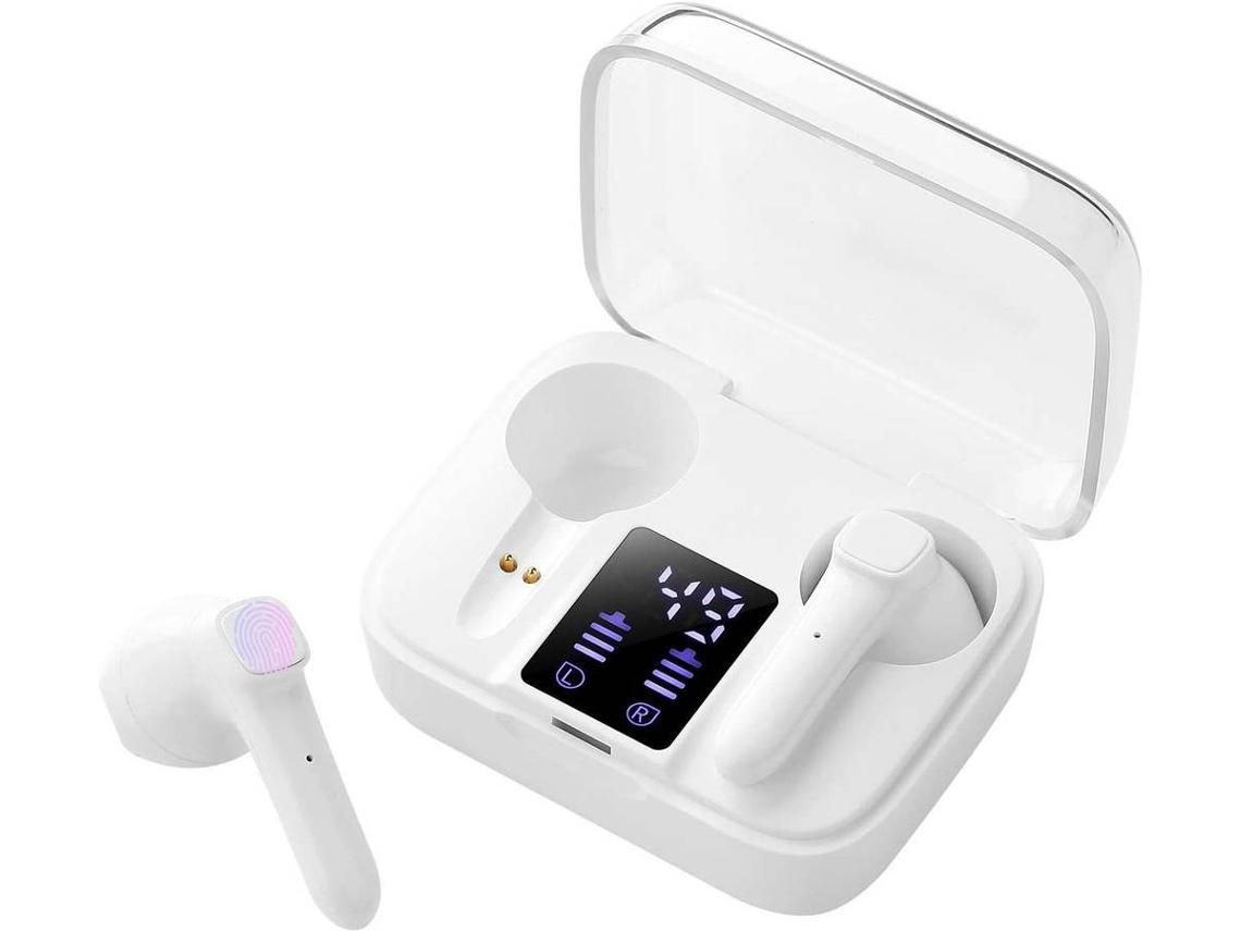 Auricular Bluetooth 5.0, Reproducción estéreo HD Auriculares inalámbricos Auriculares inalámbricos con micrófono, Auriculares Bluetooth con YIZHOOD