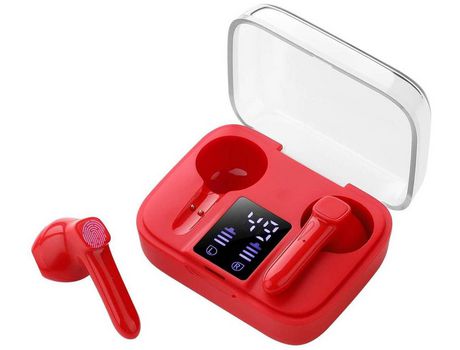 Auricular Bluetooth 5.0, Reproducción estéreo HD Auriculares inalámbricos Auriculares inalámbricos con micrófono, Auriculares Bluetooth con YIZHOOD...