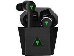 Auriculares inalámbricos con bluetooth en la oreja con sonido estéreo, auriculares para juegos, micrófono incorporado e IPX7 a prueba de agu YIZHOOD