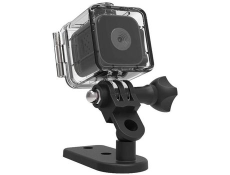 Mini cámara, videocámara pequeña 1080P con visión nocturna, microcámara de vigilancia de seguridad para interiores y exteriores Negro YIZHOOD