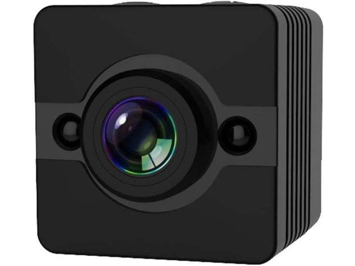 SQ12 Mini cámara deportiva inalámbrica HD DV Detección Videocámara infrarroja Grabador de video de visión nocturna digital Exterior Interior Negro YIZHOOD