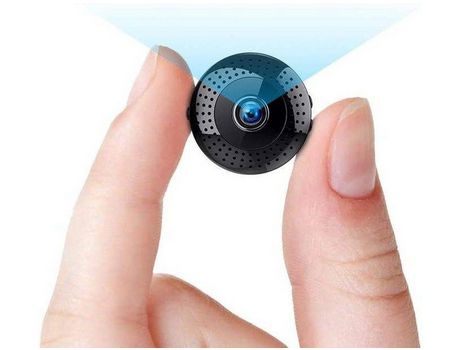 Mini cámara inalámbrica Wi-Fi 1080P con micrófono de detección portátil, IP de bolsillo para iPhone, Android, teléfono inteligente, interior, exter...
