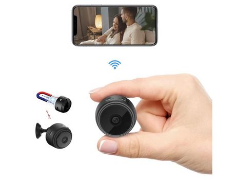 Cámara espía Cámara oculta HD 1080P Cámara inalámbrica para niñera Cámaras de seguridad para el hogar con visión nocturna activada por movimiento N...