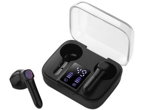 Auricular Bluetooth 5.0, Reproducción estéreo HD Auriculares inalámbricos Auriculares inalámbricos con micrófono, Auriculares Bluetooth con YIZHOOD...