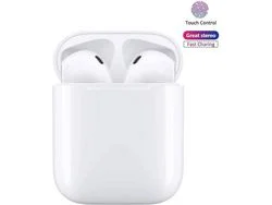 Auriculares Bluetooth, IPX6 a prueba de agua, Micrófono incorporado, Cancelación de ruido estéreo 3D HD, Compatible con iPhone / Apple Airpo YIZHOOD
