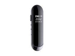Cámara portátil con clip pequeña grabadora de vídeo de seguridad Full HD 1080P con función de visualización de fecha y hora-64Gbnegro YIZHOOD