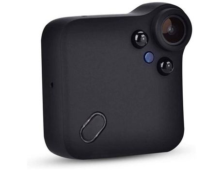 Mini cámara de grabación en bucle compatible con conexión Wifi de vídeo de alta definición adecuada para uso en interiores y exterioresNegro YIZHOO...