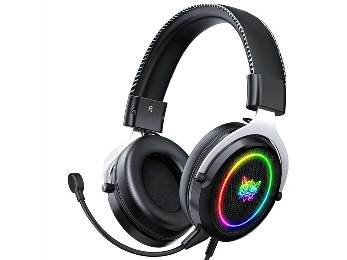 Auriculares Gaming X10 Auriculares Xbox para PC con Micrófono Desmontable Compatible con RGB Xbox One Ps4 Ps5 Negro YIZHOOD