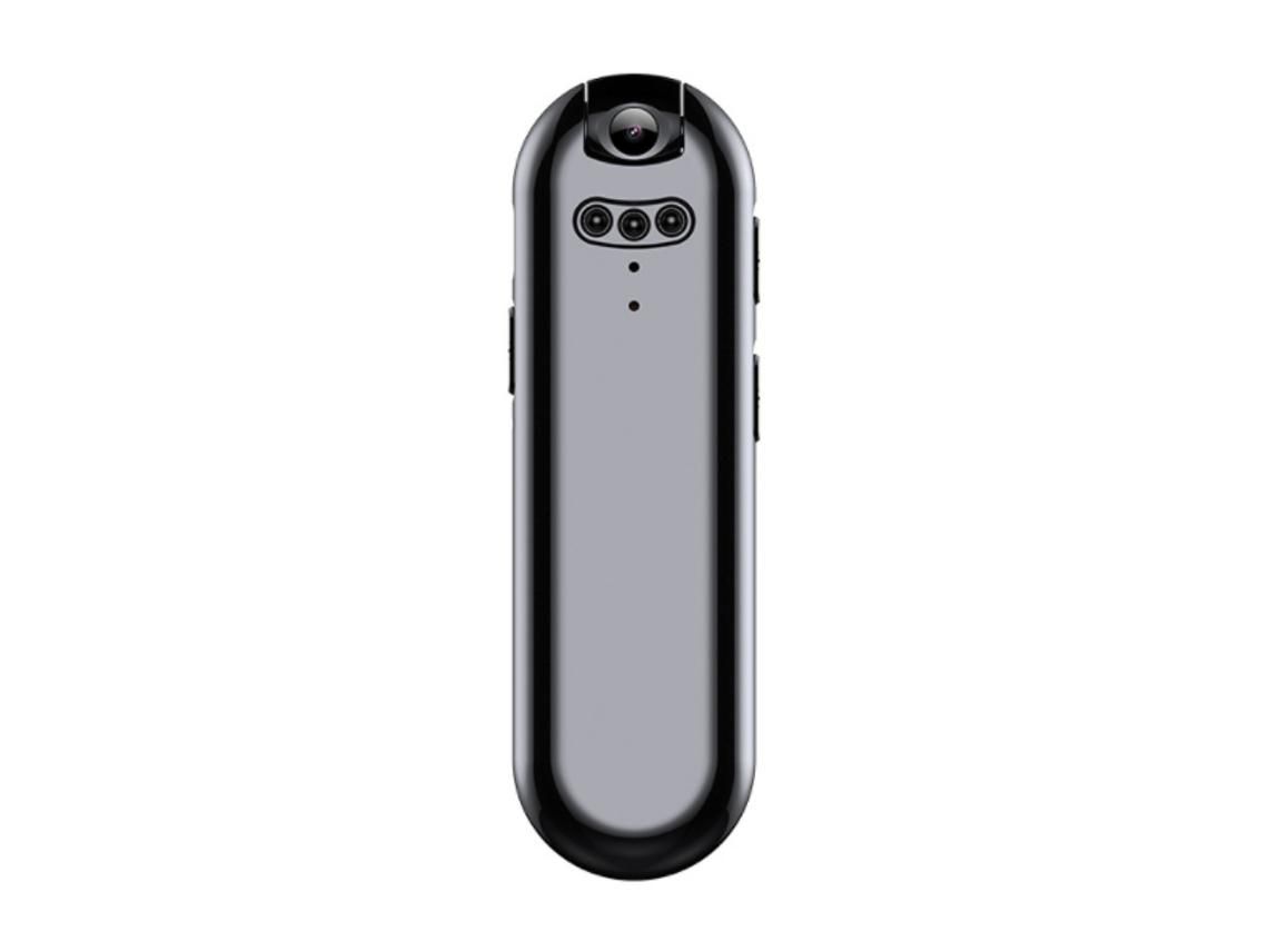Mini cámara Dv Grabación de ciclo de una tecla Grabadora de vídeo digital con detección de visión nocturna 64Gbnegro YIZHOOD