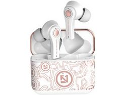 Auriculares inalámbricos Mini Ts-100 Tws auriculares estéreo Bluetooth Hearfails auriculares deportivos compatibles con Android Ioswhite YIZHOOD