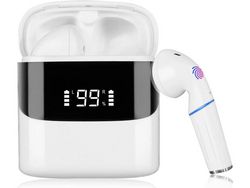 Auriculares Bluetooth Auriculares inalámbricos, Auriculares con control táctil Luz RGB Sonido estéreo de alta fidelidad Micrófonos incorpora YIZHOOD