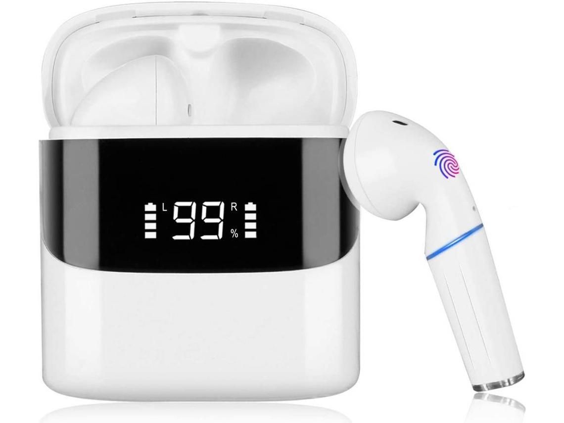 Auriculares Bluetooth Auriculares inalámbricos, Auriculares con control táctil Luz RGB Sonido estéreo de alta fidelidad Micrófonos incorpora YIZHOOD