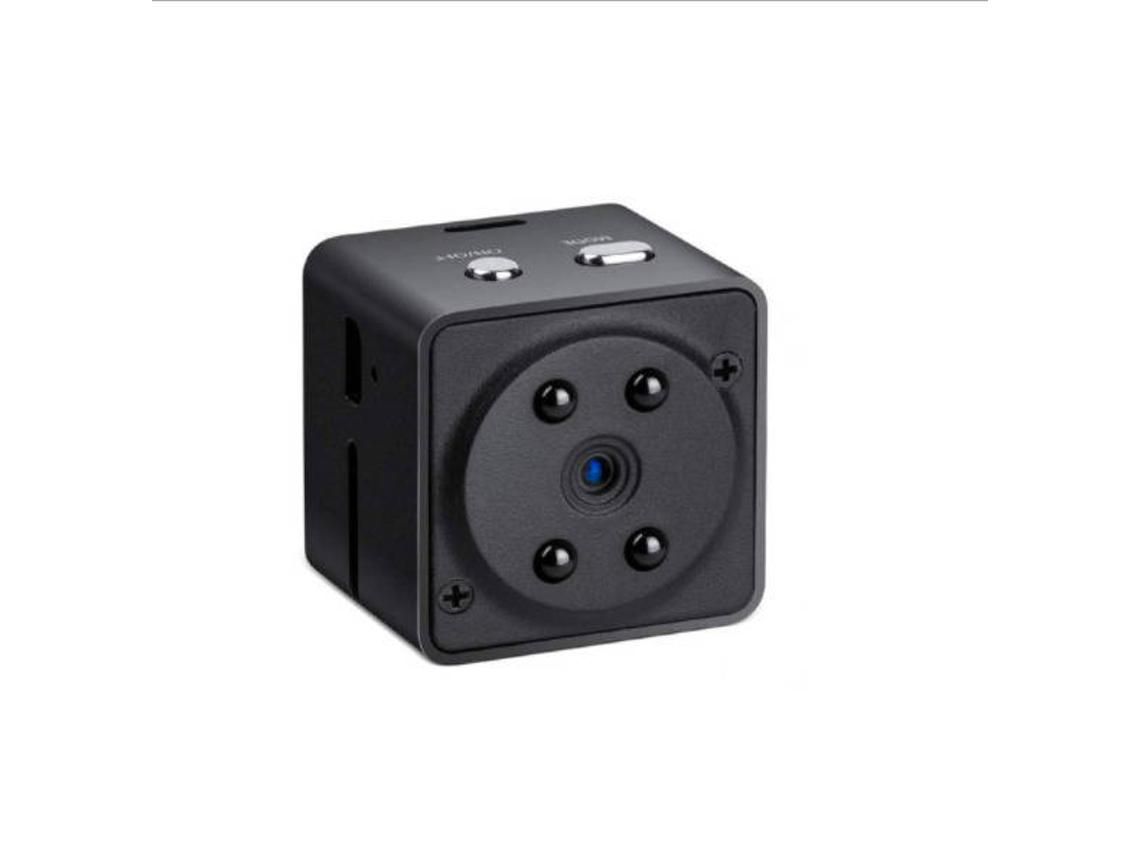HD 1080P Mini cámara de visión nocturna Cámara para deportes al aire libre Cámara infrarroja Activación de movimiento Grabación en bucle Negro YIZHOOD