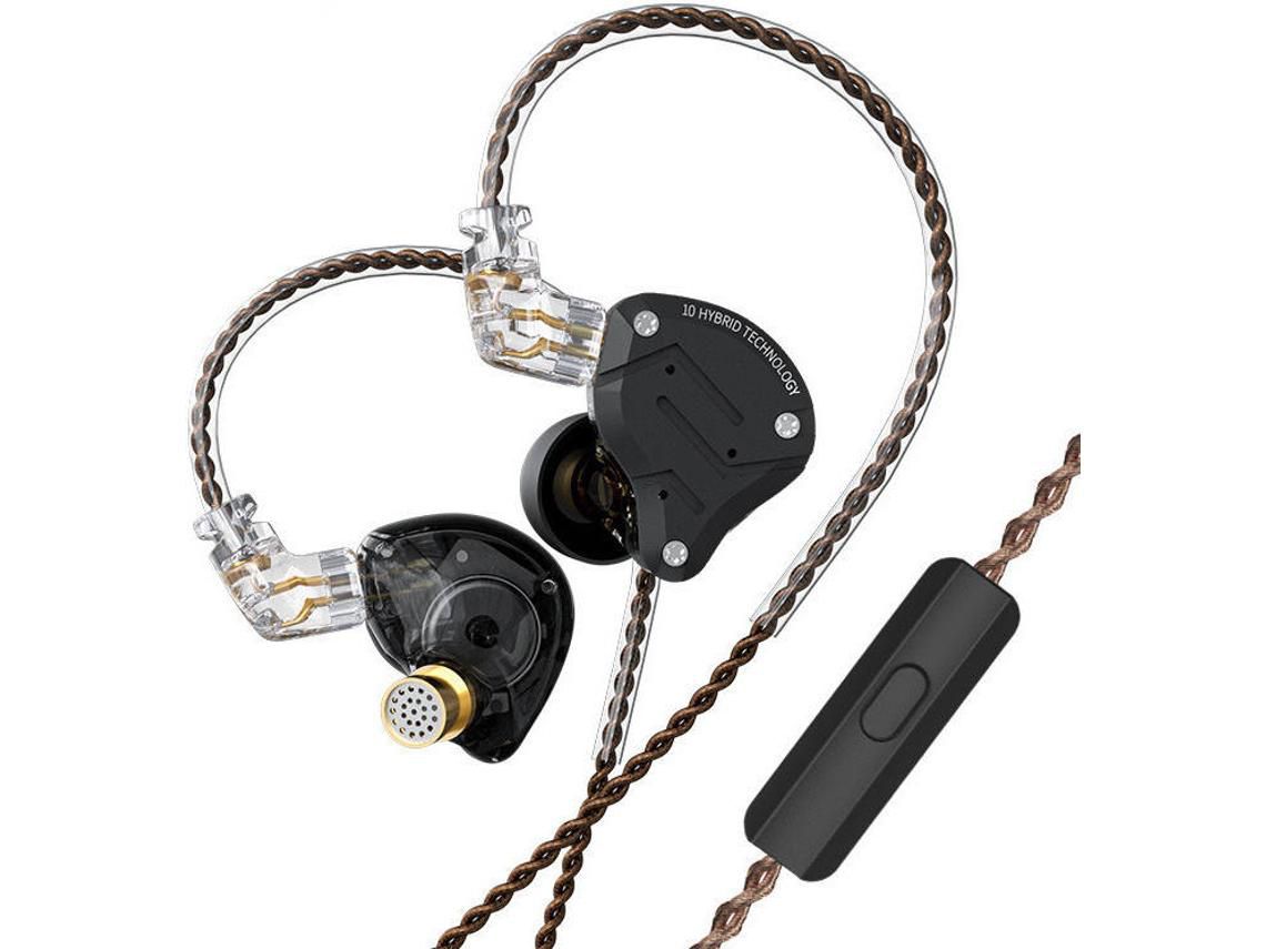 Auriculares internos de alta fidelidad, auriculares con monitor de aislamiento de ruido, auriculares Yinyoo Bass Hifi Hybrid Armature Balan YIZHOOD