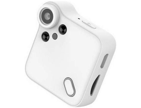 Mini cámara de grabación en bucle compatible con conexión Wifi de vídeo de alta definición adecuada para uso en interiores y exterioresblanco YIZHO...