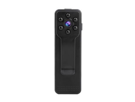 Mini cámara de bolsillo grabadora de vídeo 1080P mini cámara de grabación en bucle instantánea detección de movimiento negro YIZHOOD