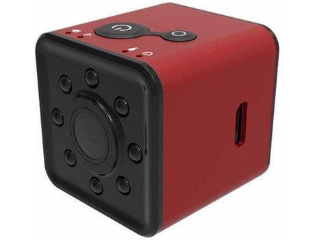 WiFi Mini Cámara Espía Inalámbrica Videocámara Micro Cam DVR Grabador de Video DV Impermeable Deportes al Aire Libre-Rojo YIZHOOD
