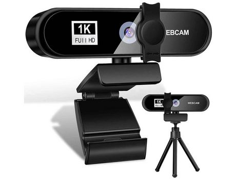 YIZHOOD Cámara web 1K con micrófono con cámara web Full HD Cámara web para PC USB 2.0 Streaming Webcam Cámara web Reducción de ruidonegro YIZHOOD...