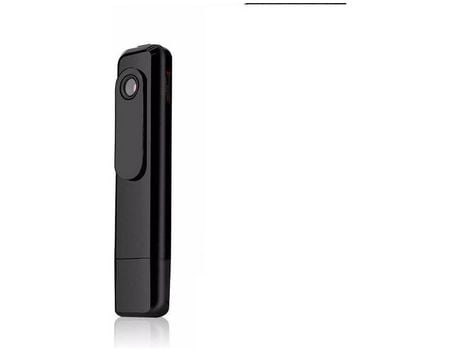 Grabadora de video portátil HD 1080P Mini cámara oculta Cámara espía Clip de voz en bucle Cámara portátil de transporteNegro YIZHOOD