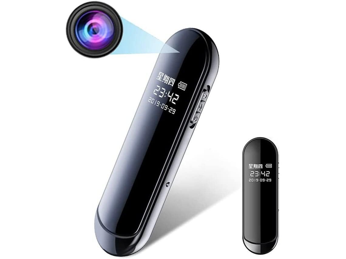 Cámara Oculta Cámara De Vigilancia Full HD 1080P Cámara De Seguridad con Grabación De Video/Audio-16Gbnegro YIZHOOD