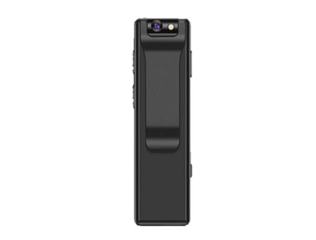Grabadora de vídeo con mini cámara corporal activada por movimiento para el hogar y la oficinaNegro YIZHOOD