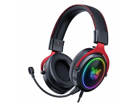 X10 Auriculares para Juegos Auriculares Xbox para PC con micrófono Desmontable Auriculares para Juegos 7.1 Xbox One Ps4 Ps5 Rojo C YIZHOOD