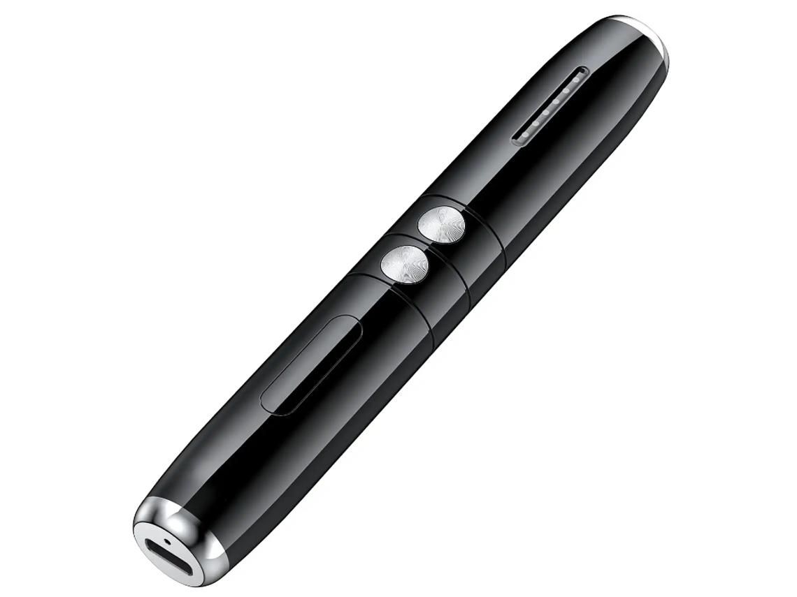 Detectores de cámara oculta Detector antiespía Forma de bolígrafo Dispositivo de mano inalámbrico para oficina de viajes en casa Negro YIZHOOD
