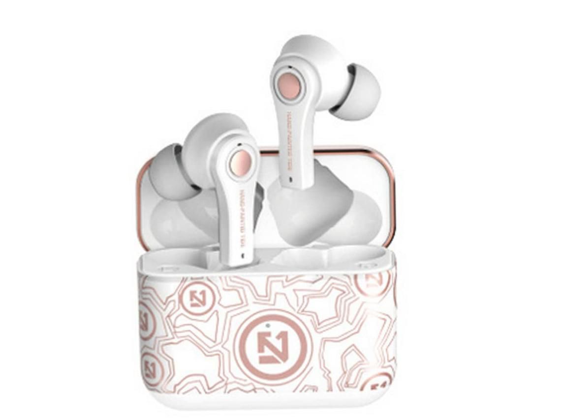 Auriculares Inalámbricos Mini Ts-100 Tws Auriculares Estéreo Bluetooth Auriculares Deportivos Compatibles con Android Ios Blanco YIZHOOD