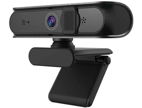 YIZHOOD Webcam 1080P Full HD Micrófono estéreo con enfoque automático Cámara web de 5 megapíxeles Grabación de video chatnegro YIZHOOD