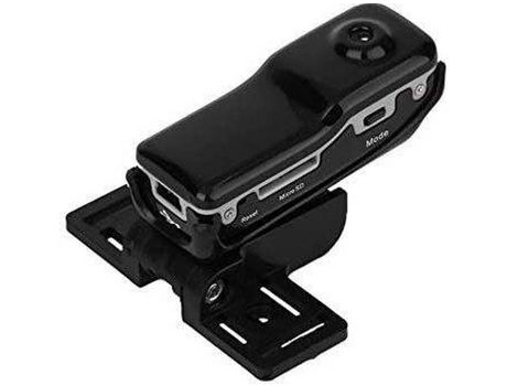 Mini videocámara DV de alta resolución DVR Cámara deportiva para grabadora de video y audio de bicicleta / motocicleta (negro) YIZHOOD