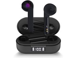 Auriculares Bluetooth Auriculares internos inalámbricos 5.1 Estéreo de alta fidelidad 40H Duración de la batería Caja con pantalla digital A YIZHOOD