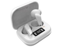 Auriculares Urban Lcd Auriculares Estéreo Bluetooth Auriculares Dual Pod Cool Urban White YIZHOOD