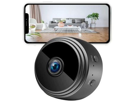 Cámara de seguridad inalámbrica 1080P Vigilancia del hogar Wi-Fi con aplicación remota para el hogar Oficina Coche Bebé Mascota Gato Perro Negro YI...