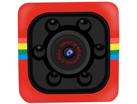 Sq11 Mini Oculto Inalámbrico 1080P Hd con Visión Nocturna y Detección de Movimientorojo YIZHOOD