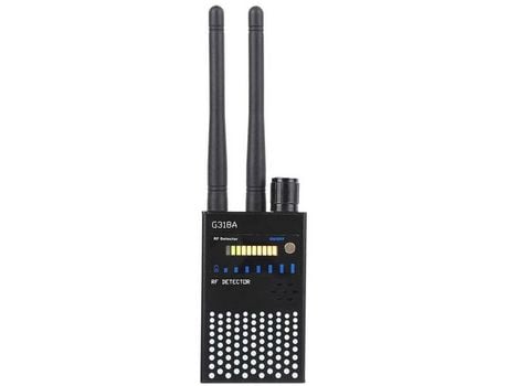Detector antiespía, detector de señal móvil GPS Tracer Finder Escáner espía para detector de cámara oculta inalámbrica 110-220V negro YIZHOOD