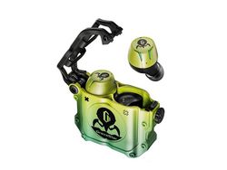 Auriculares Bluetooth inalámbricos de 3 modos con estuche de carga Tws de aleación de zinc para música deportiva verde YIZHOOD