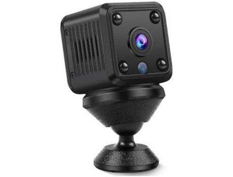 Mini cámara espía oculta-1080P HD Wifi Detección de movimiento Infrarrojos Versión nocturna 150 Gran Angular Negro YIZHOOD