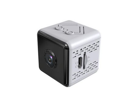 Mini Camara 1080P Hd Inalámbrica Wifi Cámara Espía Oculta con Visión Nocturna y Detección de Movimiento Blanco YIZHOOD