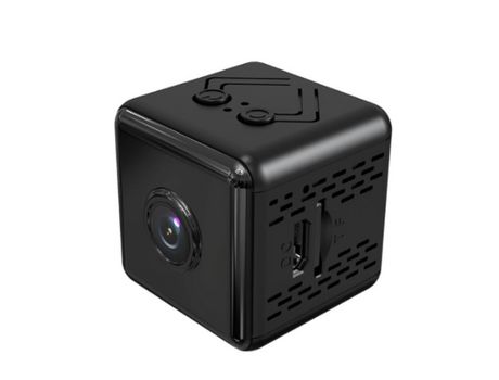 Mini Camara 1080P Hd Inalámbrica Wifi Cámara Espía Oculta con Visión Nocturna y Detección de Movimiento Negro YIZHOOD