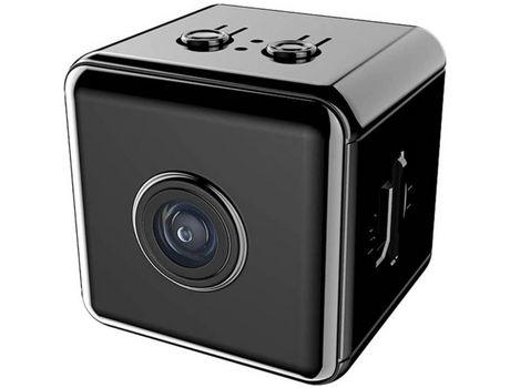 Intente 1080P Mini cámara inalámbrica Mini cámara de seguridad con detección de movimiento Wi-Fi Negro YIZHOOD