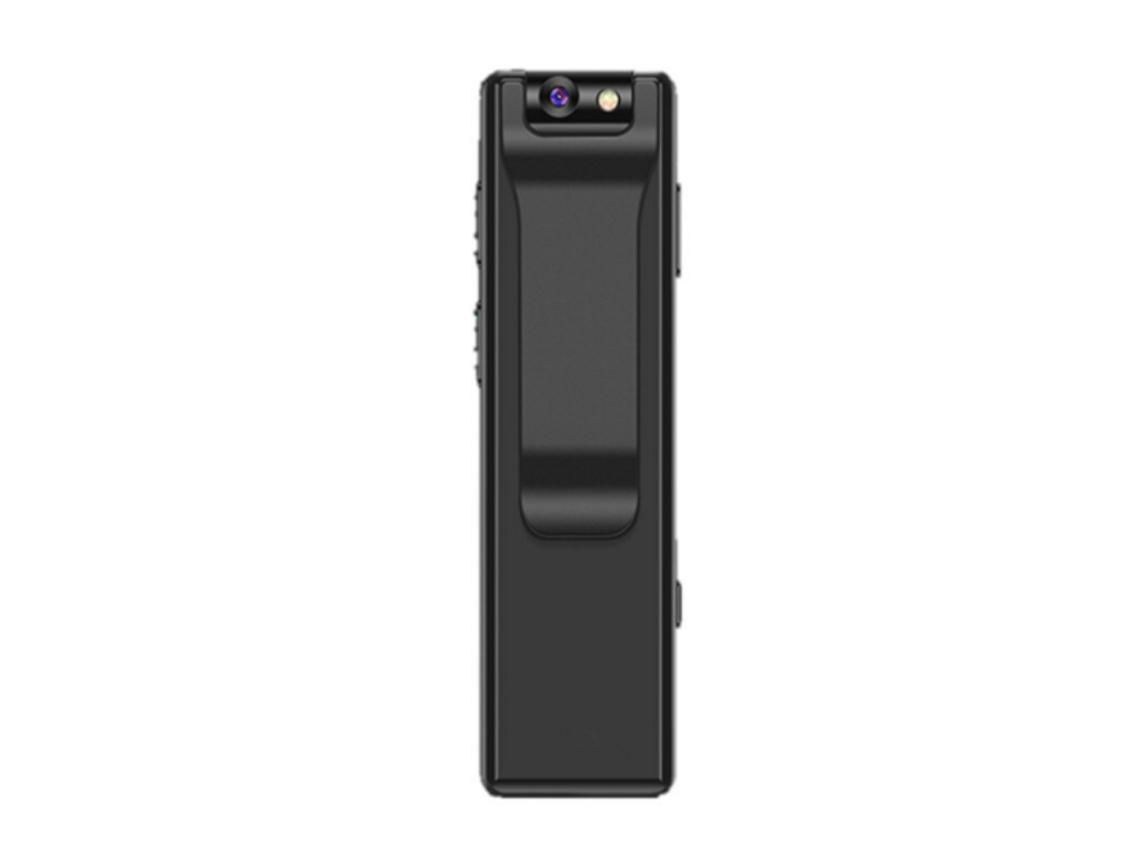 Mini cámara de detección de movimiento con cinturón de seguridad inalámbrico de visión nocturna-16GbNegro YIZHOOD